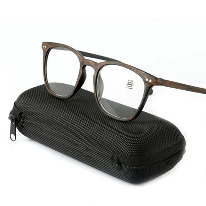 BelleVision Wood-Style Reading Glasses