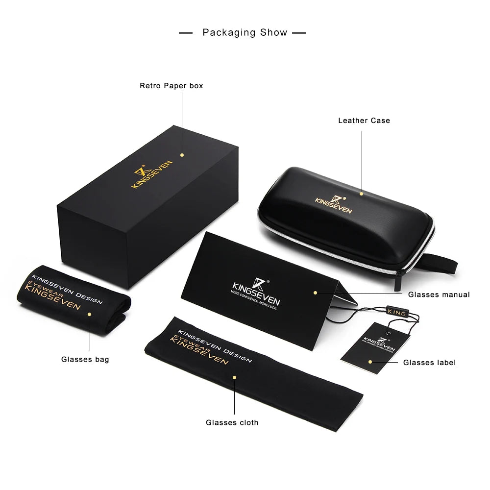 BelleVision Wooden Polarized Square Sunglasses