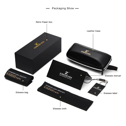 BelleVision Wooden Polarized Square Sunglasses