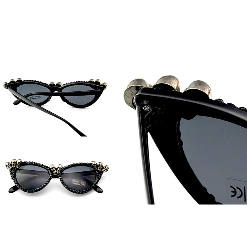 BelleVision Gothic Cat-Eye Sunglasses
