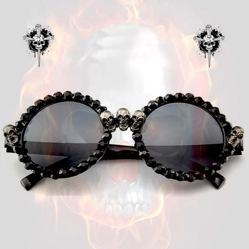 BelleVision Gothic Cat-Eye Sunglasses
