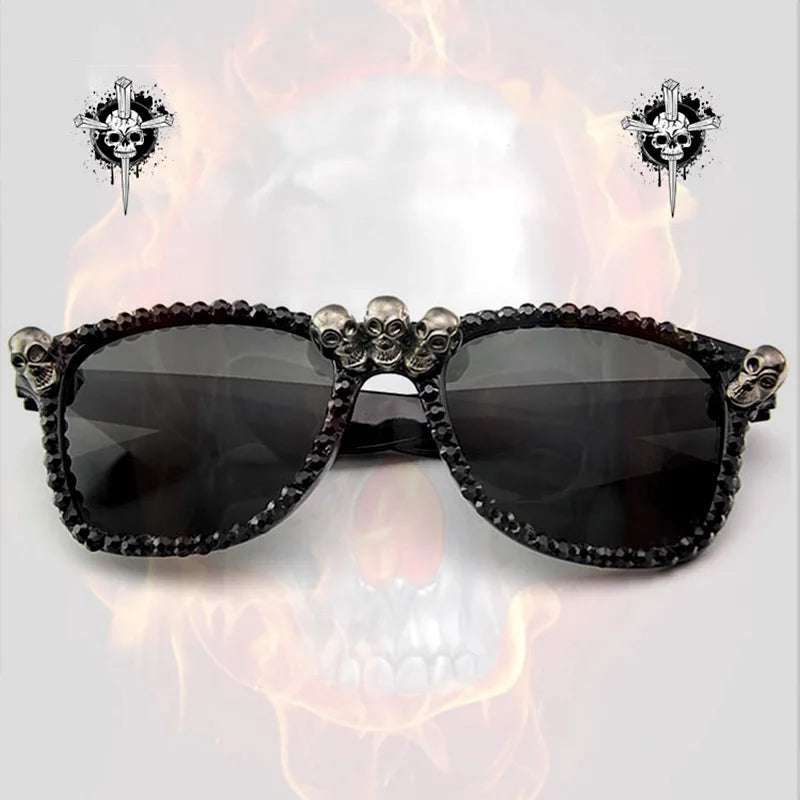 BelleVision Gothic Cat-Eye Sunglasses